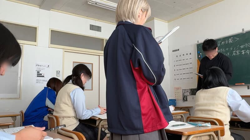 【俺たちの穴】 金髪転校生とサイレントSEX C-4 はるの 安堂はるの