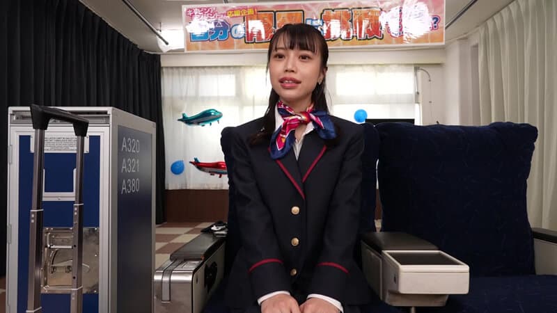 透け壁越しだからディルドーズブマン丸見え！フライト帰りの美脚CAが挑戦する極太ディルドチャレンジ！いやらしい腰振りをじっくり観察されて赤面羞恥イキ！欲しがりマ〇コに無責任中出し！～わこさん編～