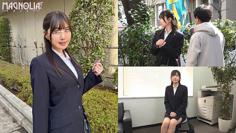 『大手企業の内定が目標の就活女子大生限定！ チ〇ポを咥えながらジョボジュボ面接トレーニング！』フレッシュな就活JDが喉奥チン凸されまくる！お口を精子まみれにされながらデカチンにハメられスーツを着たまま中出し連続絶頂！！！【街角素人モニタリング♯さな♯21歳】