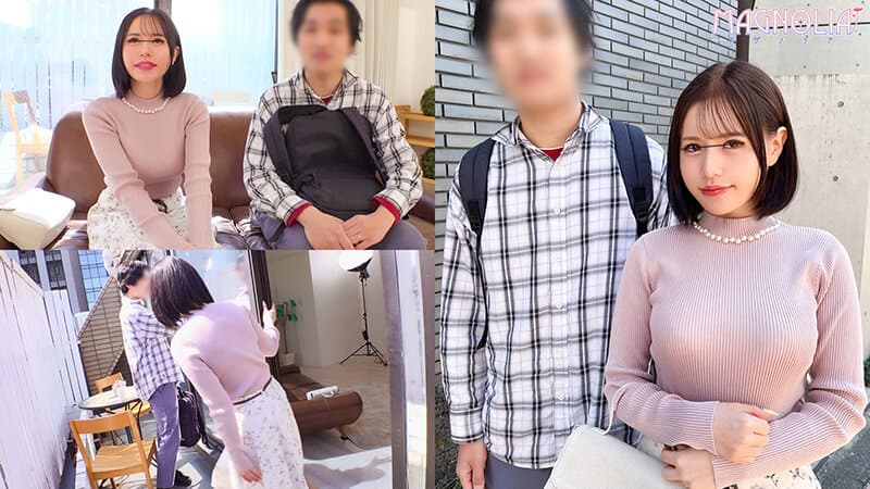 『清楚な人妻限定！マジックミラー越しに居る旦那の前でノーハンドコンドーム装着チャレンジ！』レスで溜まってるGカップ巨乳人妻！カリ高チ●コに甘噛みフェラチオ！ゴツい指で腟内をかき回され旦那の前で潮吹いちゃう！ご無沙汰マ●コを生でハメまくれッ！！… 如月りいさ