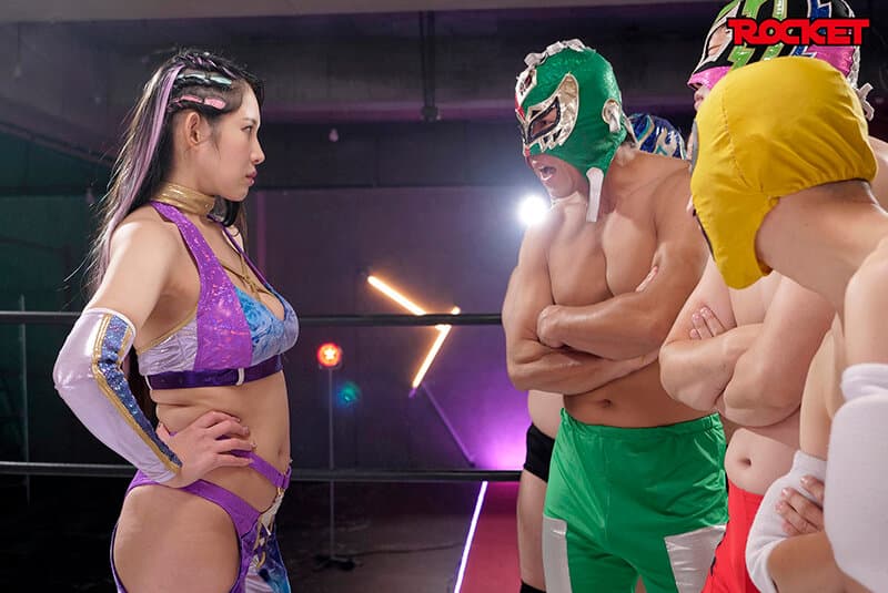 バスト100センチJカップ 巨乳女子プロレスラー天雷KOU 痛恨の危険日直撃！連姦中出しデスマッチ！！ リングで初めて男と戦い発情！悔しい…でも感じちゃう！不条理ハンディキャップマッチで無念の初潮吹き種付け中出し妊娠確定！！