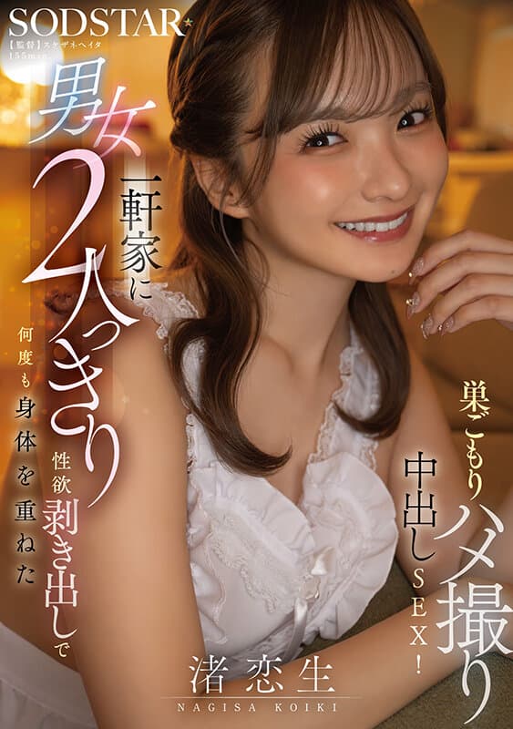 一軒家に男女2人っきり、性欲剥き出しで何度も身体を重ねた巣ごもりハメ撮り中出しSEX！渚恋生