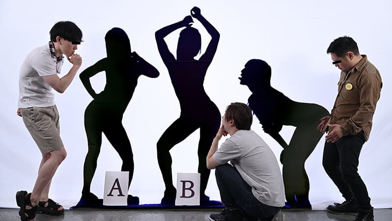 素人カップル シルエットスワッピング