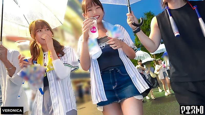 ホームラン！野球観戦美少女ファン達と自宅で秘密のナイトゲーム！【こいろ/もか/まゆ/みずき】Ver.まゆ＆みずき