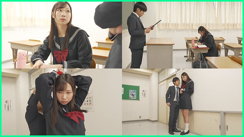 ガニ股痙攣イキ 足腰ガクガク連続アクメ中だし生徒指導 透美かなた