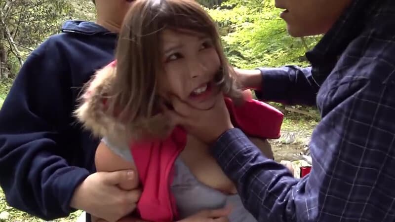 【ムリヤリ】男に遣られ泣き叫ぶ巨乳奥様 キャンプで見つけた巨乳人妻 永瀬愛菜