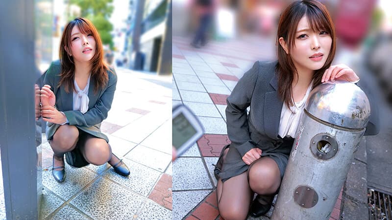 リモコンバイブお散歩 人混みの中でビクビク絶頂数十回 あかりさん（30才）/まなみさん（27才）