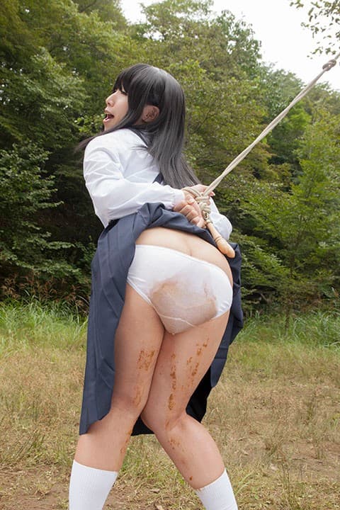 原作 マサキ真司「毒姫の蜜 琥珀」 少女野外うんこ垂れ流し遊戯 桜夜まよい