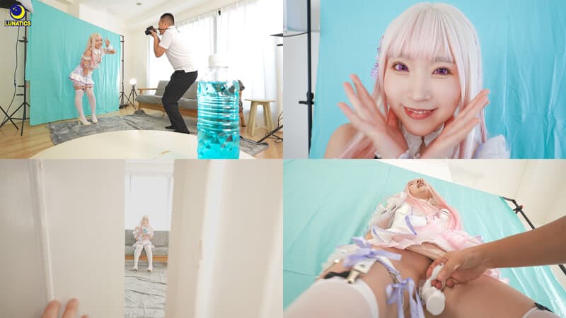 オフパコ枕営業しているあざと可愛いデカ尻コスプレイヤーに撮影会中に媚薬を仕込んで固定バイブでアへ顔痙攣イキさせ即潮射する秒イキ肉便器にした。 皆月ひかる