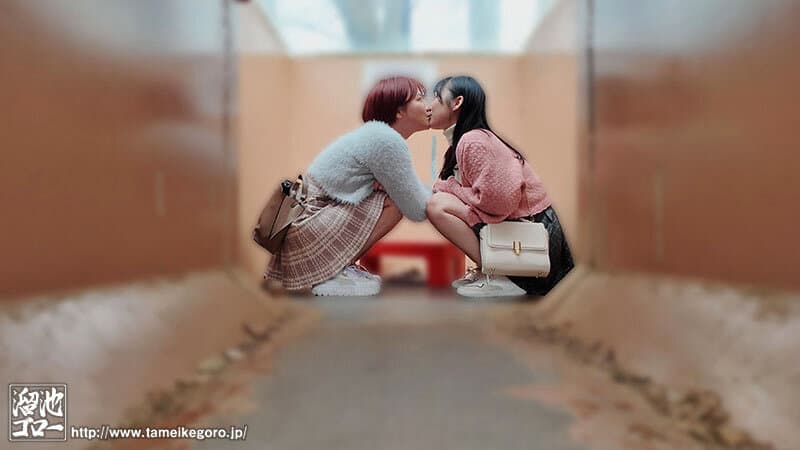 おっぱいブルンブルン！！田舎旅館でドロドロラブラブ濃厚レズビアンSEX（＆ノーブラデート） 雪代美鳳 天月あず