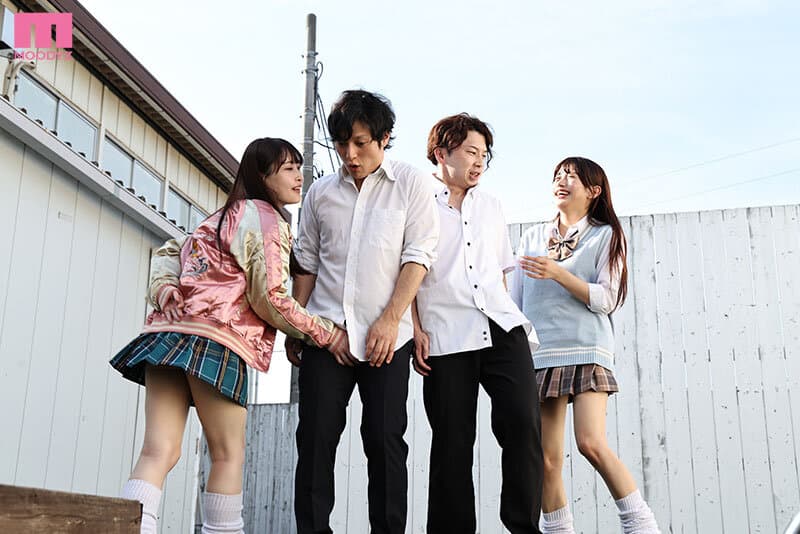 4人で学園の男子全員卒業させました。 逢沢みゆ 北岡果林 本城はな 天然美月