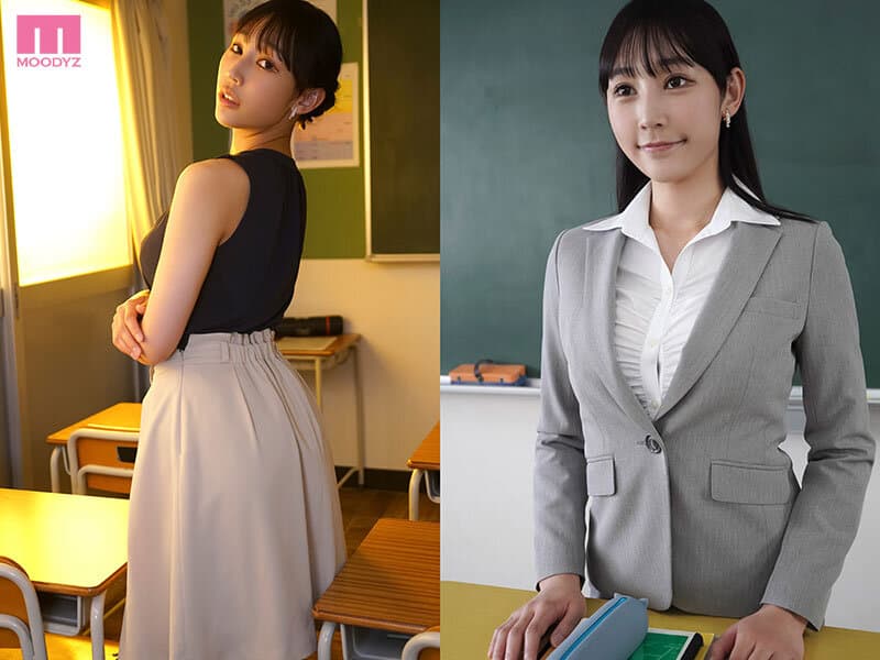 在学中、きれいな先生に呼び出され痴女られまくっていた僕たちの青春時代 白浜果歩