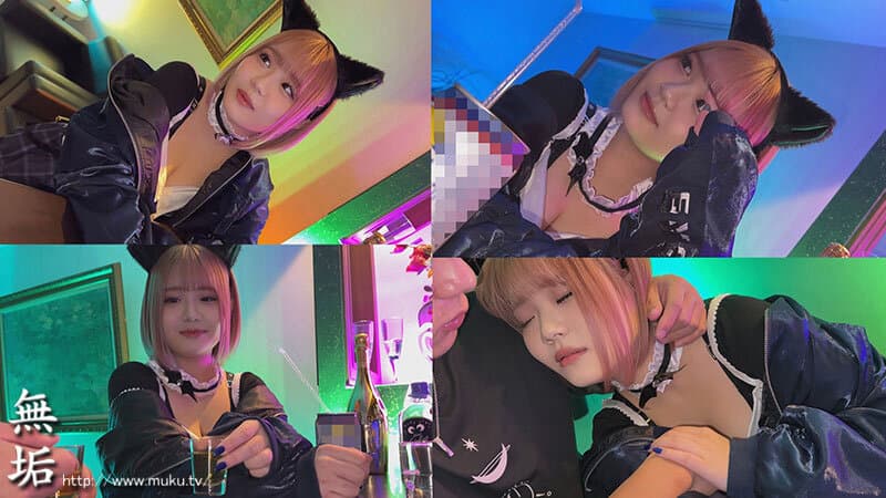 BARで出会った仕事終わりのコンカフェ嬢と ベロ酔い店内3P・ホテルお持ち帰りイキ過ぎ乱交SEX 白橋りほ