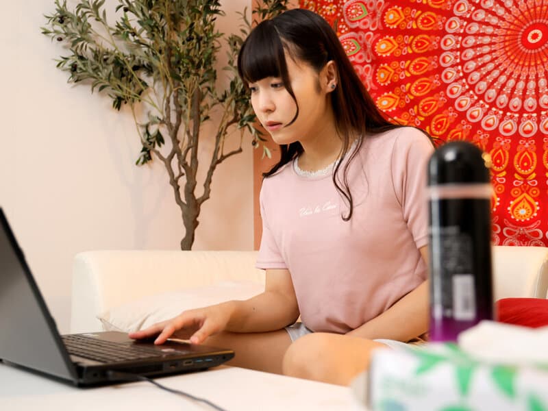 ニューハーフレズビアン ペニクリフル勃起メスイキコスプレ配信コラボ♂ 月乃クロロ/那々未