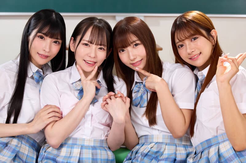 完全主観！顔面最強美少女J系達にパンチラ挑発＆誘惑され、めちゃくちゃ射精しまくった僕 西元めいさ・北岡果林・胡桃さくら・逢沢みゆ